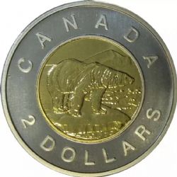 2-DOLLAR -  2003 OLD EFFIGY 2-DOLLAR OLD EFFIGY (BU) -  PIÈCES DU CANADA 2003