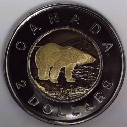 2-DOLLAR -  2003 W NEW EFFIGY 2-DOLLAR (PL) -  2003 CANADIAN COINS