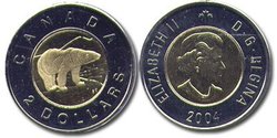 2-DOLLAR -  2004 2-DOLLAR (PL) -  2004 CANADIAN COINS