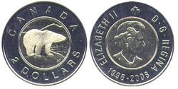 2-DOLLAR -  2006 DOUBLE DATE 2-DOLLAR (PL) -  2006 CANADIAN COINS