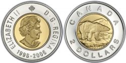 2-DOLLAR -  20062-DOLLAR DOUBLE DATE (SP) -  PIÈCES DU CANADA 2006