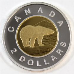 2-DOLLAR -  2010 2-DOLLAR - 16 SERRATIONS (PR) -  2010 CANADIAN COINS