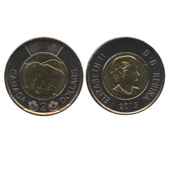 2-DOLLAR -  2015 2-DOLLAR (BU) -  2015 CANADIAN COINS