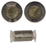 2-DOLLAR -  2015 2-DOLLAR ORIGINAL ROLL - SIR JOHN A. MACDONALD -  2015 CANADIAN COINS