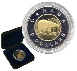 2 DOLLARS -  1996 PROOF COIN -  1996 CANADIAN COINS