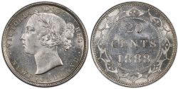 20-CENT -  1888 20-CENT -  1888 NEWFOUNFLAND COINS