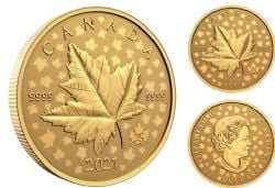 200-DOLLAR -  MAPLE LEAF CELEBRATION -  2021 CANADIAN COINS