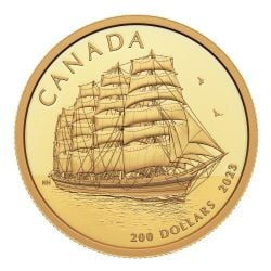 200 DOLLARS -  TALL SHIPS - FULL-RIGGED SHIP -  2023 CANADIAN COINS 02