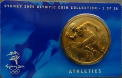 2000 SUMMER OLYMPICS SYDNEY -  ATHLETICS -  2000 AUSTRALIAN COINS 01