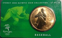 2000 SUMMER OLYMPICS SYDNEY -  BASEBALL -  2000 AUSTRALIAN COINS 27