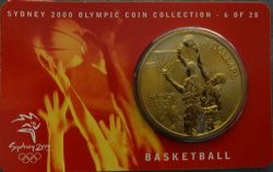 2000 SUMMER OLYMPICS SYDNEY -  BASKETBALL -  2000 AUSTRALIAN COINS 06