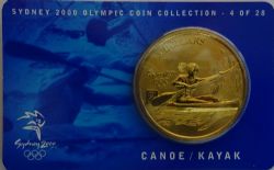 2000 SUMMER OLYMPICS SYDNEY -  CANOE/KATAK -  2000 AUSTRALIAN COINS 04