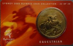 2000 SUMMER OLYMPICS SYDNEY -  EQUESTRIAN -  2000 AUSTRALIAN COINS 22