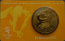2000 SUMMER OLYMPICS SYDNEY -  GYMNASTICS -  2000 AUSTRALIAN COINS 13