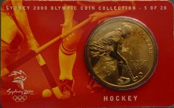 2000 SUMMER OLYMPICS SYDNEY -  HOCKEY -  2000 AUSTRALIAN COINS 05