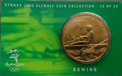2000 SUMMER OLYMPICS SYDNEY -  ROWING -  2000 AUSTRALIAN COINS 10