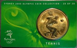 2000 SUMMER OLYMPICS SYDNEY -  TENNIS -  2000 AUSTRALIAN COINS 28