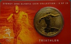 2000 SUMMER OLYMPICS SYDNEY -  TRIATHLON -  2000 AUSTRALIAN COINS 08