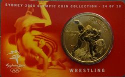 2000 SUMMER OLYMPICS SYDNEY -  WRESTLING -  2000 AUSTRALIAN COINS 24