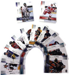 2001-02 HOCKEY -  UPPER DECK HONOR ROLL SET (60 CARDS)