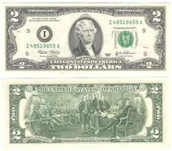 2003 -  UNITED STATES 2-DOLLAR BILL
