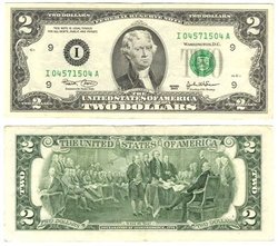 2003 -  UNITED STATES 2-DOLLAR BILL
