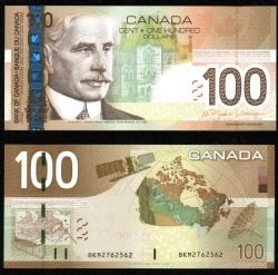 2004 -  2004 100-DOLLAR NOTE, JENKINS/DODGE, PREFIX BKM (UNC)