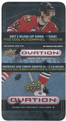 2008-09 HOCKEY -  UPPER DECK OVATION TIN (P50) 3