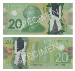 2012 -  2012 POLYMER 20-DOLLAR NOTE, WILKINS/POLOZ (GUNC)