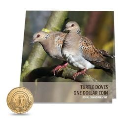 2014 $1 TWO TURTLE DOVES SPECIAL COLLECTOR ISSUE COIN -  2014 CANADIAN COINS