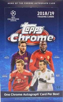2018-19 SOCCER -  TOPPS CHROME UEFA CHAMPIONS LEAGUE HOBBY BOX