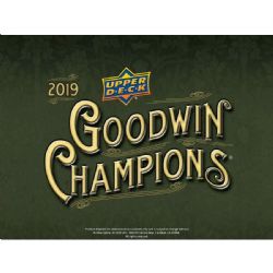 2019 SPORTS -  UPPER DECK GOODWIN CHAMPIONS HOBBY BOX