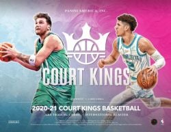2020-21 BASKETBALL -  PANINI COURT KINGS INTERNATIONAL BLASTER BOX