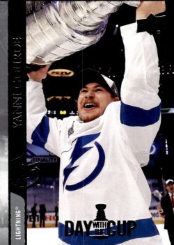 2020-21 DAY WITH THE CUP UPPER DECK HOCKEY YANNI GOURDE TAMPABAY LIGHTNING