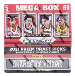 2021-22 BASKETBALL -  PANINI PRIZM DRAFT PICKS - MEGA BOX (ORANGE ICE PRIZMS!)