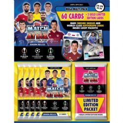 2021-22 SOCCER -  TOPPS MATCH ATTAX – MEGA MULTI PACK (60 CARDS + 3 LE) -  CHAMPIONS LEAGUE CARDS