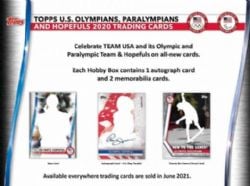 2021 OLYMPIC -  TOPPS U.S. OLYMPIC & PARALYMPIC & HOPEFULS - HOBBY