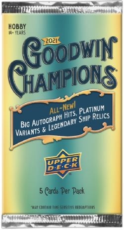 2021 SPORTS -  UPPER DECK GOODWIN CHAMPIONS HOBBY (P5/B20/C16)