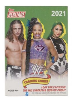 2021 WWE -  TOPPS WWE HERITAGE - BALSTER BOX (10 PACK)