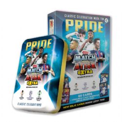 2022-23 SOCCER -  TOPPS MATCH ATTAX EXTRA CHAMPIONS LEAGUE CARDS – MEGA TIN - PRIDE