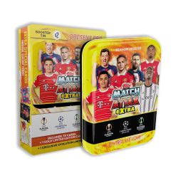 2022-23 SOCCER -  TOPPS MATCH ATTAX EXTRA CHAMPIONS LEAGUE CARDS – MINI TIN - PRESENT PRO