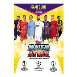 2022-23 SOCCER -  TOPPS MATCH ATTAX UEFA CHAMPIONS LEAGUE CARDS – STARTER PACK (ALBUM + 30 CARDS)