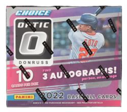 2022 BASEBALL -  DONRUSS OPTIC CHOICE - HOBBY BOX (10-CARD BOX)
