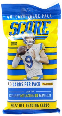 2022 FOOTBALL -  PANINI SCORE JUMBO VALUE PACK