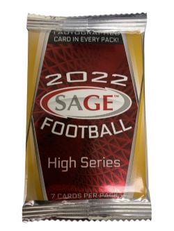 2022 FOOTBALL -  SAGE HIGH SERIES - HOBBY (P7/B16)