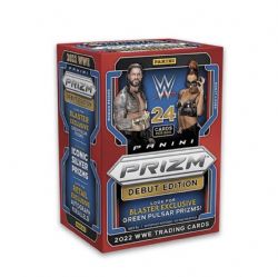 2022 WWE -  PANINI PRIZM DEBUT EDITION - BLASTER BOX (GREEN PULSAR PRIZM)
