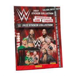 2022 WWE -  PANINI- STARTER PACK (SOFT COVER ALBUM + 51 STICKERS)