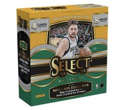 2023-24 BASKETBALL -  PANINI SELECT - MEGA BOX (BLUE AND PINK CRACKED ICE)