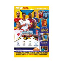 2023-24 SOCCER -  TOPPS MATCH ATTAX EXTRA UEFA CHAMPIONS LEAGUE – STARTER PACK (ALBUM + 30 CARDS)