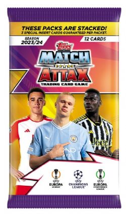 2023-24 SOCCER -  TOPPS MATCH ATTAX UEFA CHAMPIONS LEAGUE CARDS (P12/B24)